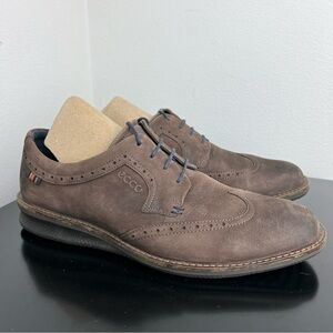 ECCO Men’s Suede Oxford Shoes